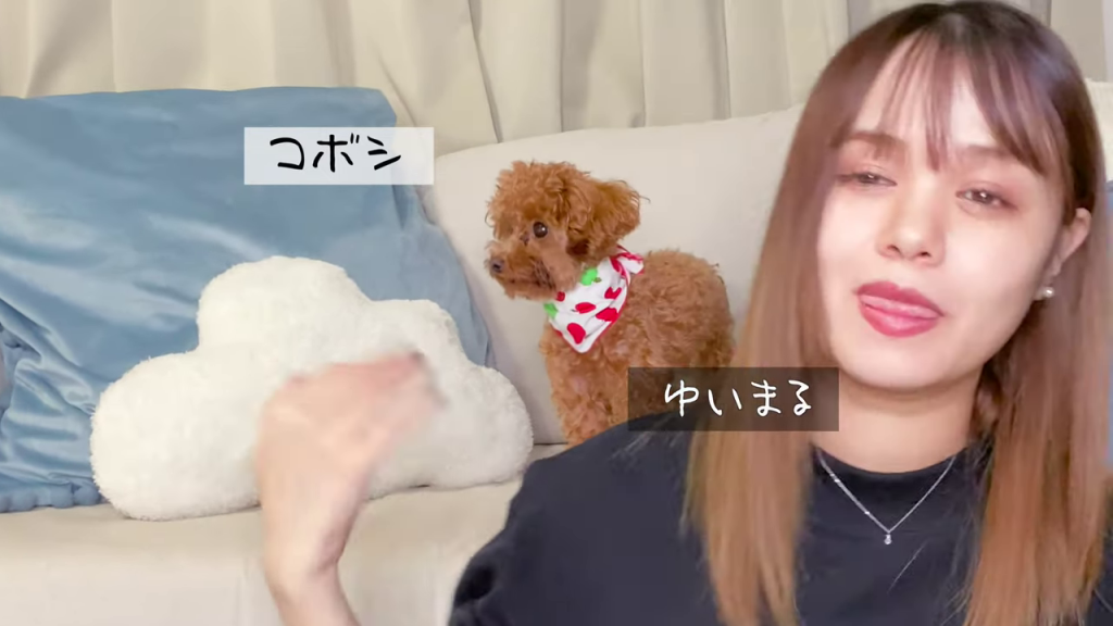 親しみやすい話し手と愛らしいペット