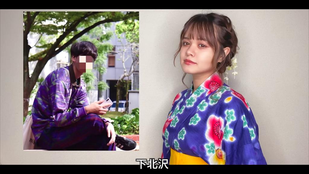 動画の締めくくりに登場する女性と愛犬の可愛らしいシーン。