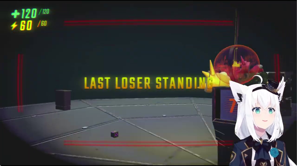 「LAST LOSER STANDING」表示