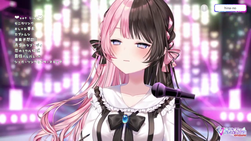 満面の笑顔で歌うVTuberアバター