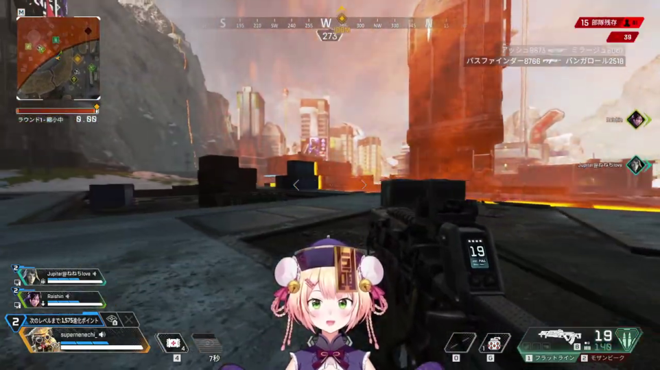 ゲームプレイ中、戦闘中の被弾
