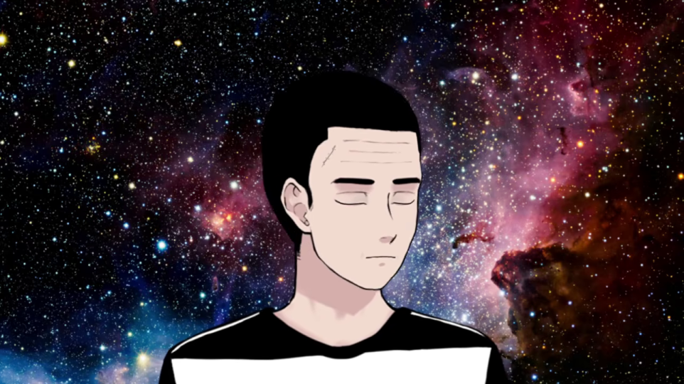 瞑想するキャラクターの導入