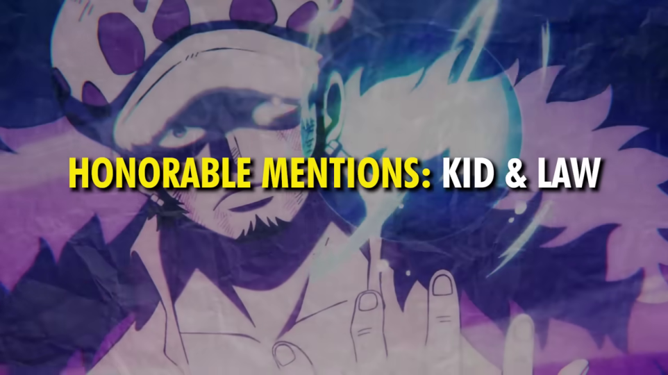 キッドとローのイラストと「Honorable Mentions」タイトル
