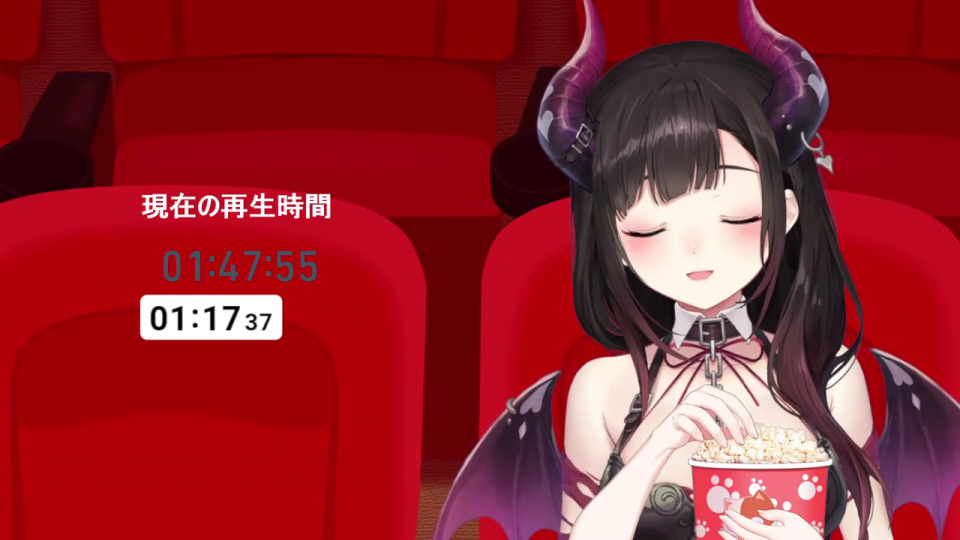 VTuberが特定時間で目を閉じる（最終盤）