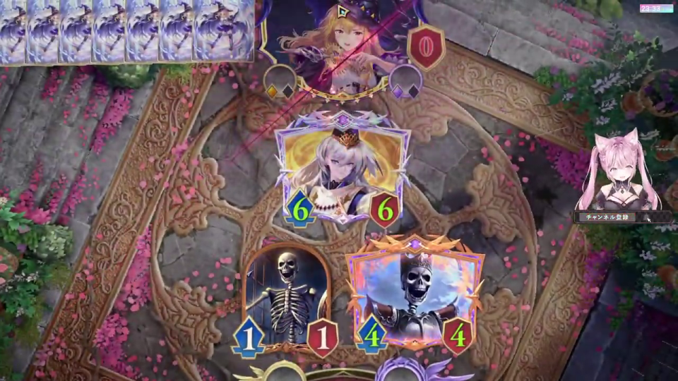 Shadowverse対戦終了直後の勝利盤面
