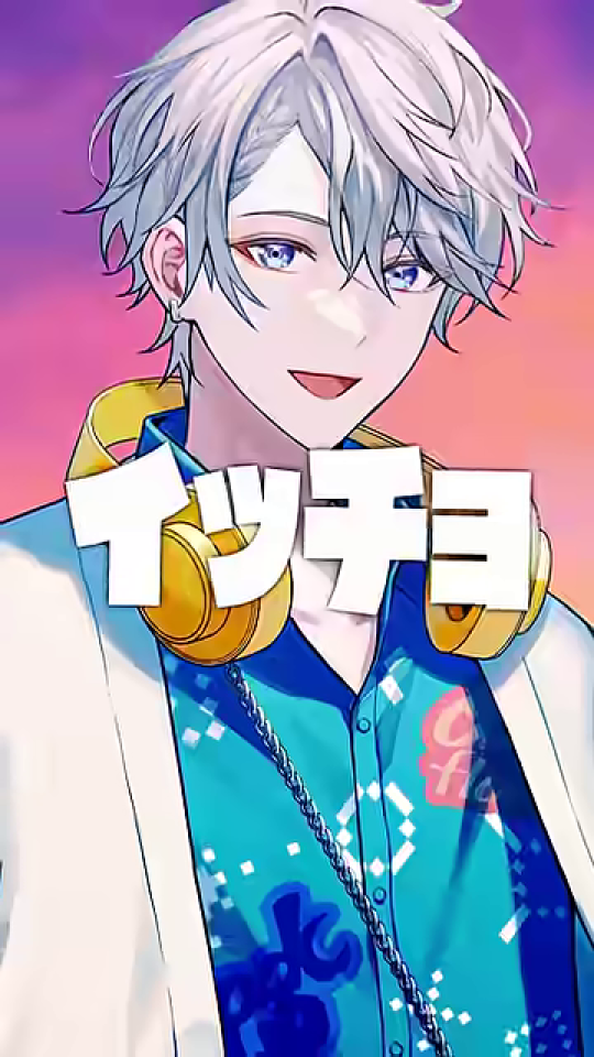 アニメ調の男性キャラクター