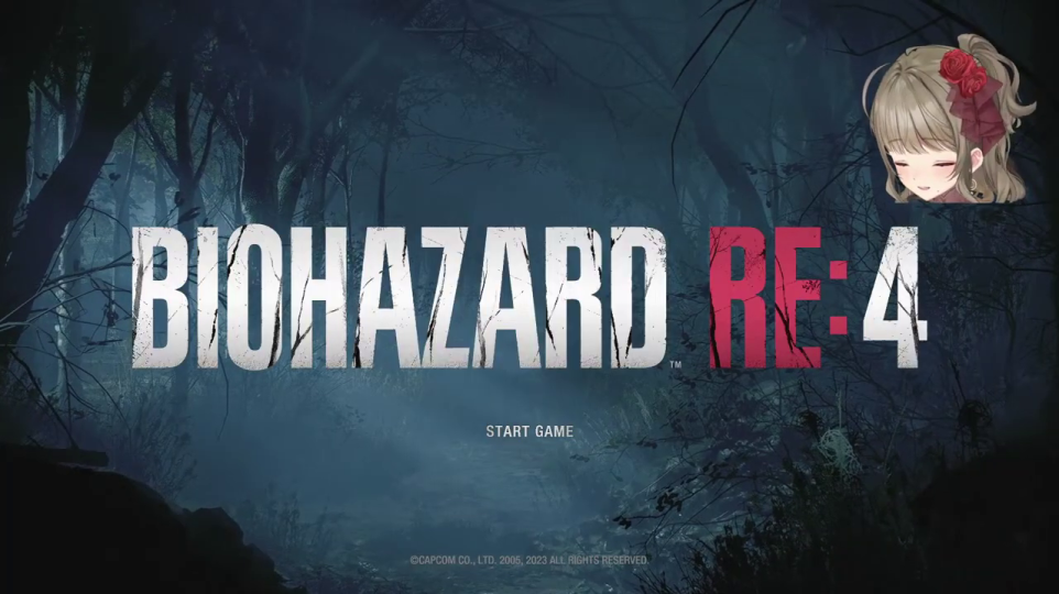 - BIOHAZARD RE:4 タイトル画面
