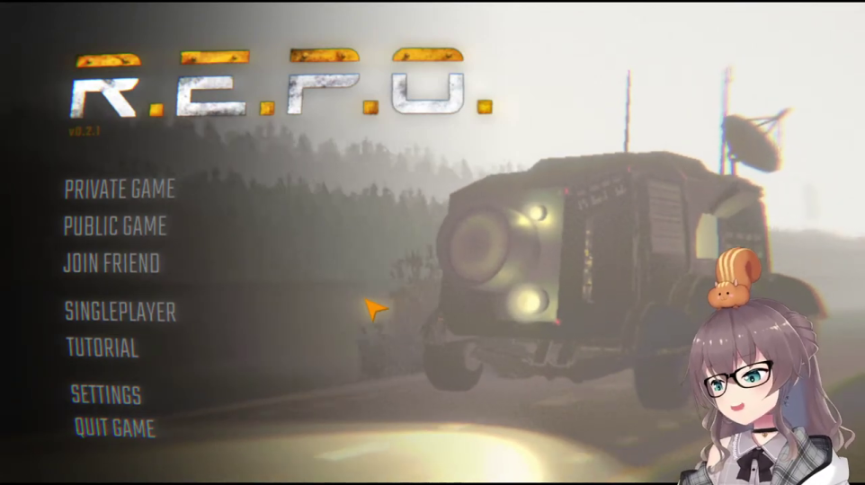 - ゲーム「R.C.P.U.」のタイトル画面