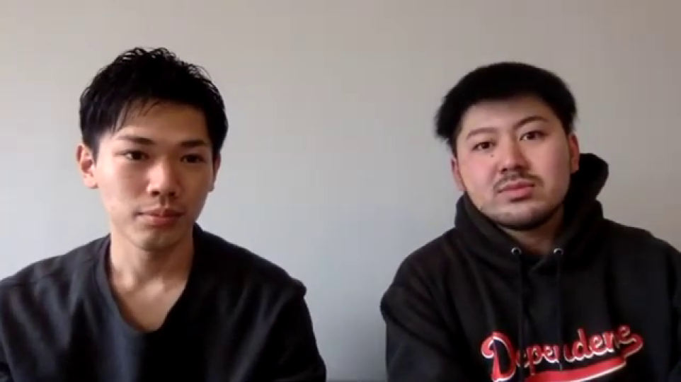 - 動画導入部。BiSH解散というテーマの核心を語り合う二人の男性（寛宿氏とユータロー氏）の対談形式が示され、動画の入り口として視聴者の期待を高めます。