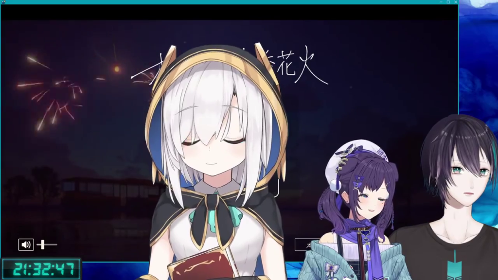 複数VTuberによる花火のコラボ配信