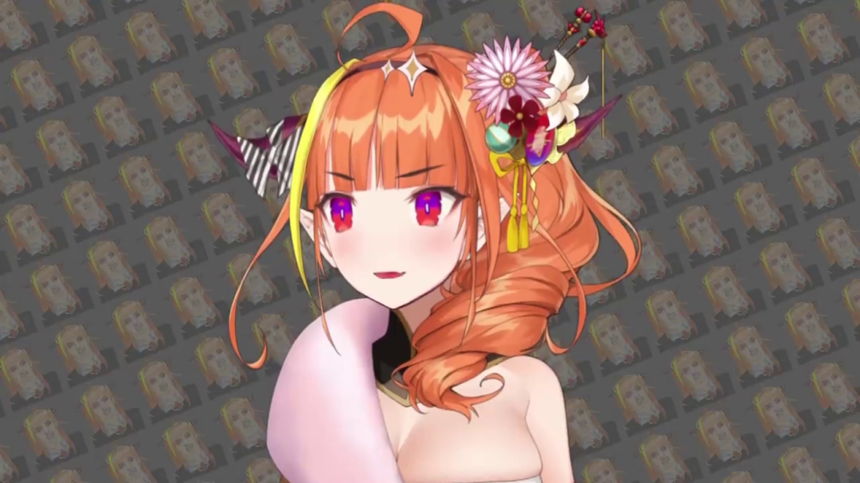 穏やかな微笑みを浮かべるVTuber