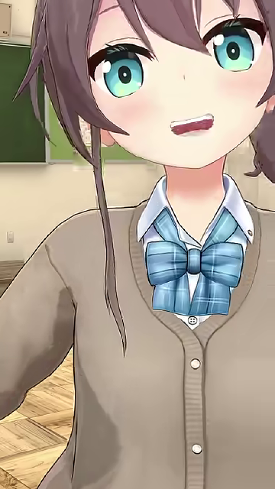 キャラクターの顔のアップと生き生きとした表情