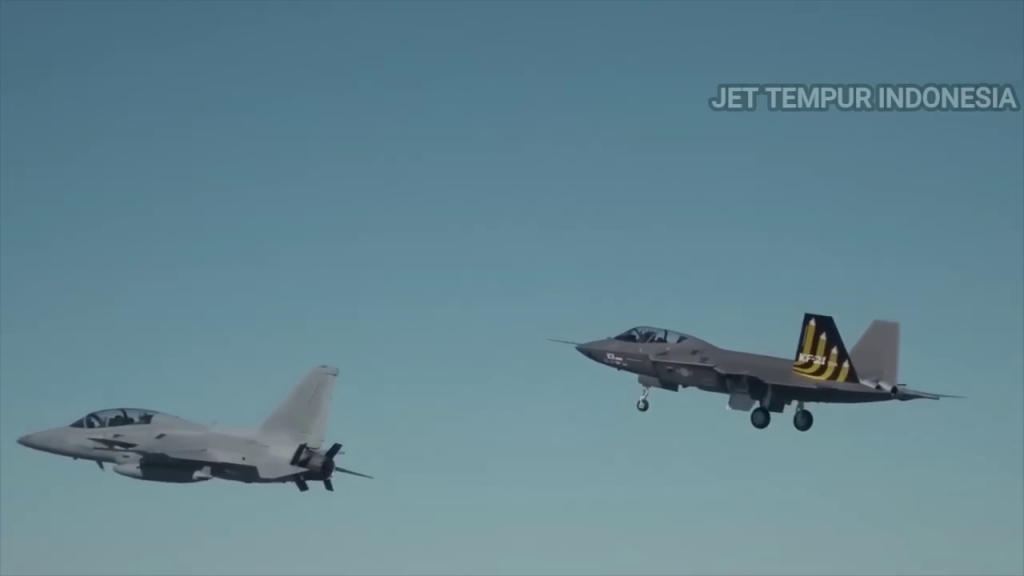 編隊飛行する2機の戦闘機