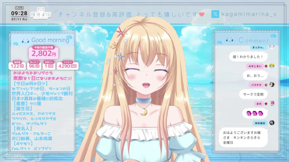 生理周期の解説スライド表示