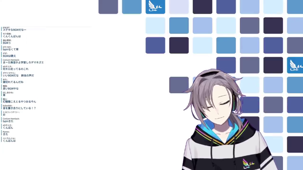 VTuberと視聴者のコメントが並ぶライブ配信画面