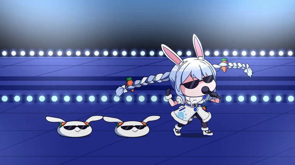 バーチャルステージでのキャラクター