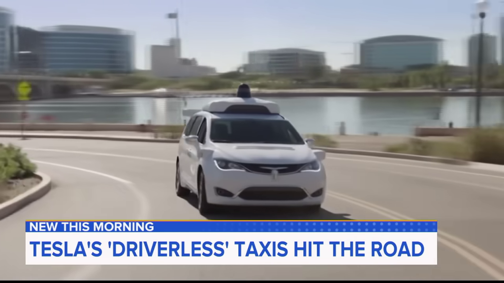 他社の自動運転ミニバン