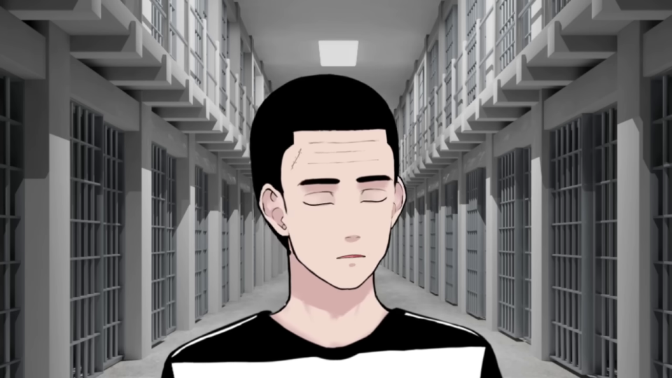何度も繰り返される当惑の表情のアニメキャラクター
